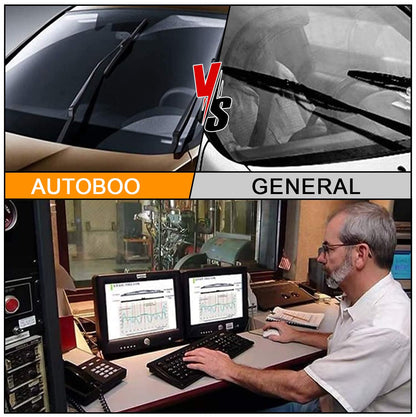 AUTOBOO 26" and 16" Windshield Wipers Blades (Pack Of 2)