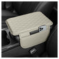 Stacool Upgraded Car Center Console Cover,Microfiber Leather Car Armrest Cover Cushion with 2 Storage Bags,Universal Car Armrest Storage Box (Black)