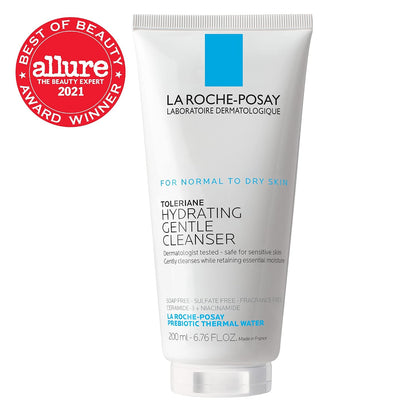 La Roche-Posay Toleriane Hydrating Gentle Facial Cleanser, with Niacinamide