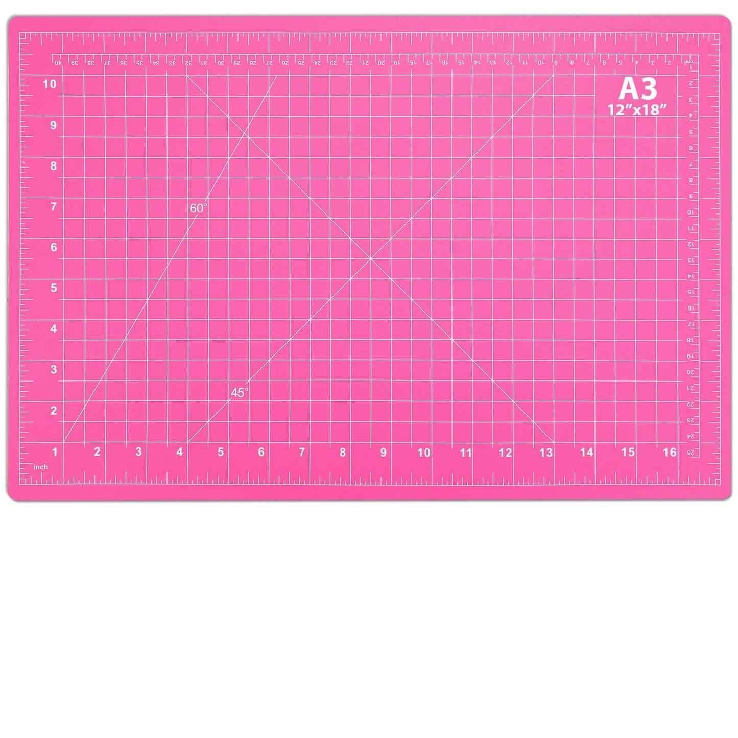 anezus Self Healing Sewing Mat, 12inch x 18inch Rotary Cutting Mat Double Sided 5-Ply Craft Cutting Board for Sewing Crafts Hobby Fabric Precision Scrapbooking Project