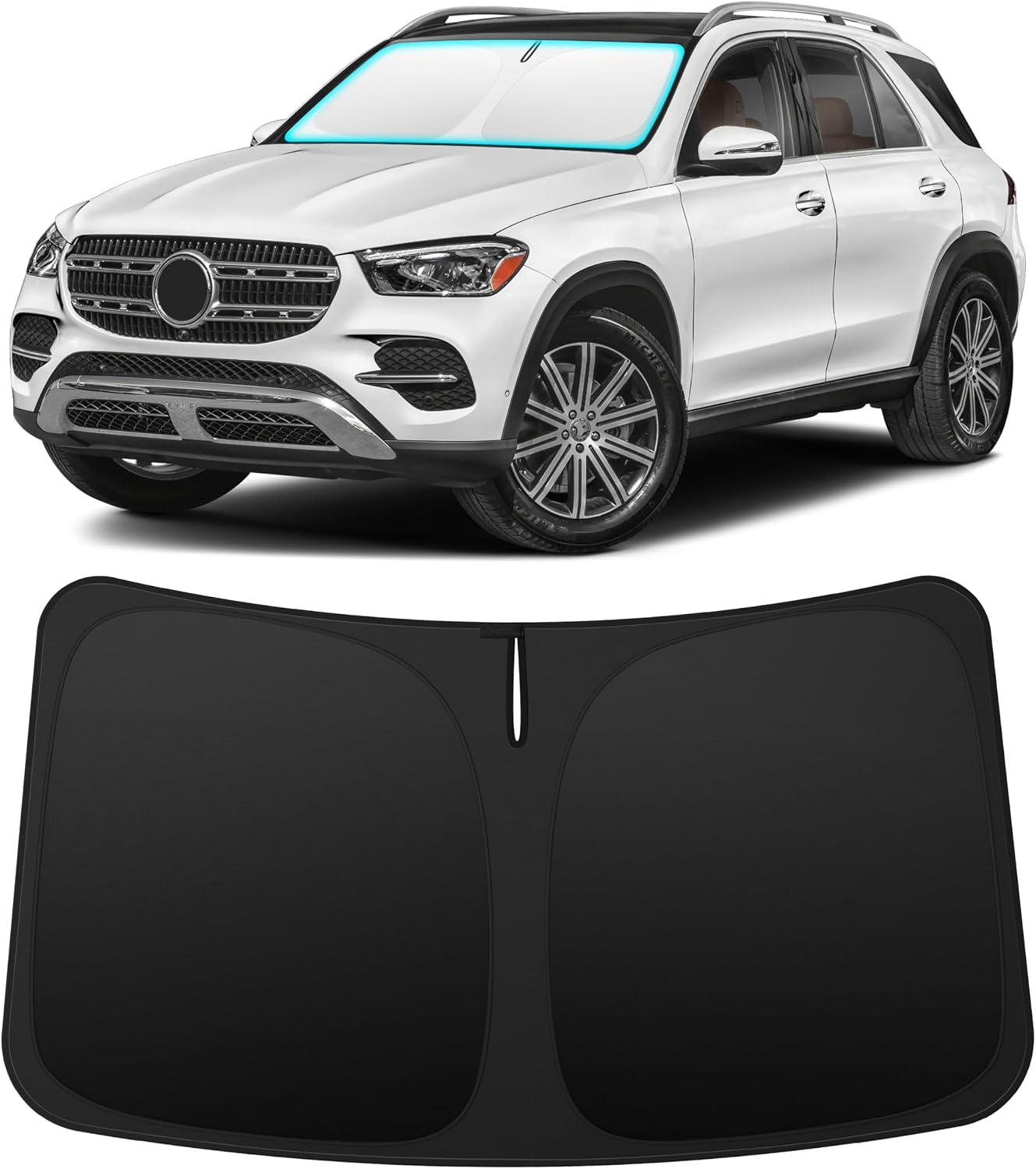 INSAUTO Custom Fit Windshield Sun Shade for Nissan Frontier 2005-2021