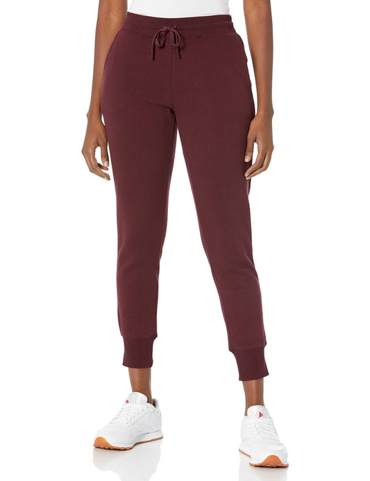 Amazon Essentials Women's Cotton Fleece Jogger Sweatpants with Drawstring (Available in Plus Size)