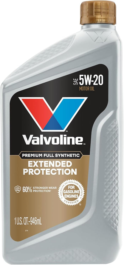 Valvoline Advanced Full Synthetic SAE 0W-20 Motor Oil 5 QT