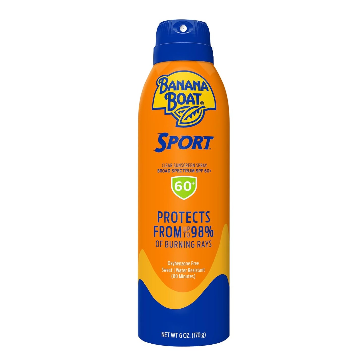 Banana Boat Sport SPF 50 Sunscreen Spray, 6 oz (2 Pack)