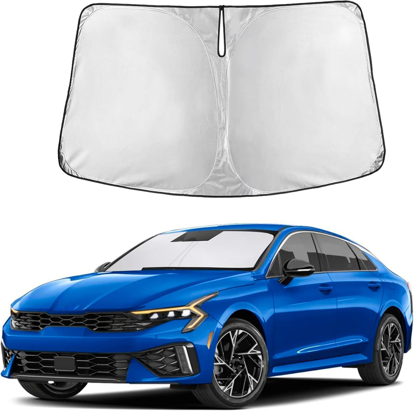 Autovir Windshield Sun Shade, 2017-2026 Tesla Model 3 & Y, 280T Visor Shade