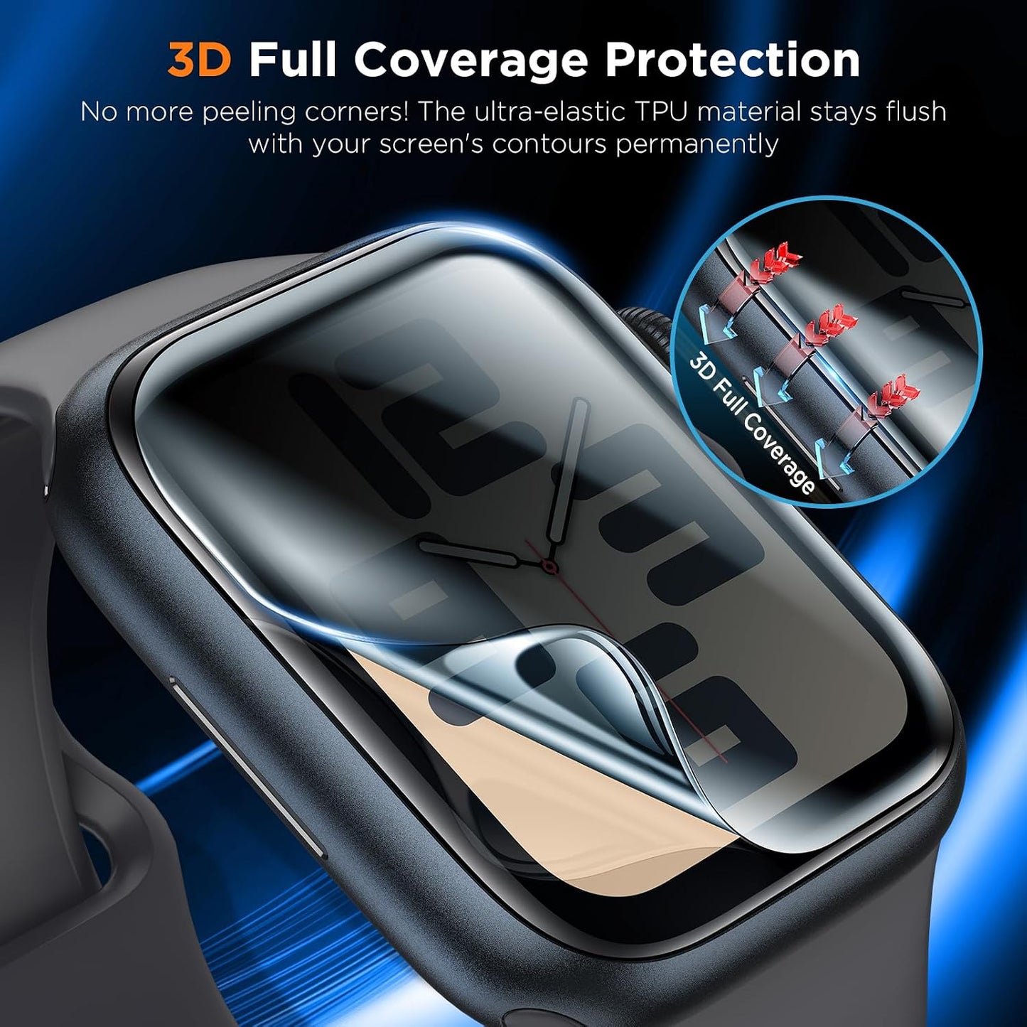 LK 3 Pack for Apple Watch Ultra/Ultra 2 / Ultra 3 Screen Protector 49mm