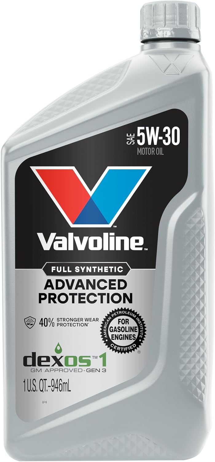 Valvoline Advanced Full Synthetic SAE 0W-20 Motor Oil 5 QT