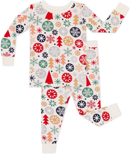 Little Sleepies Two-Piece Pajama Set, Viscose from Bamboo, Toddler Kids PJs