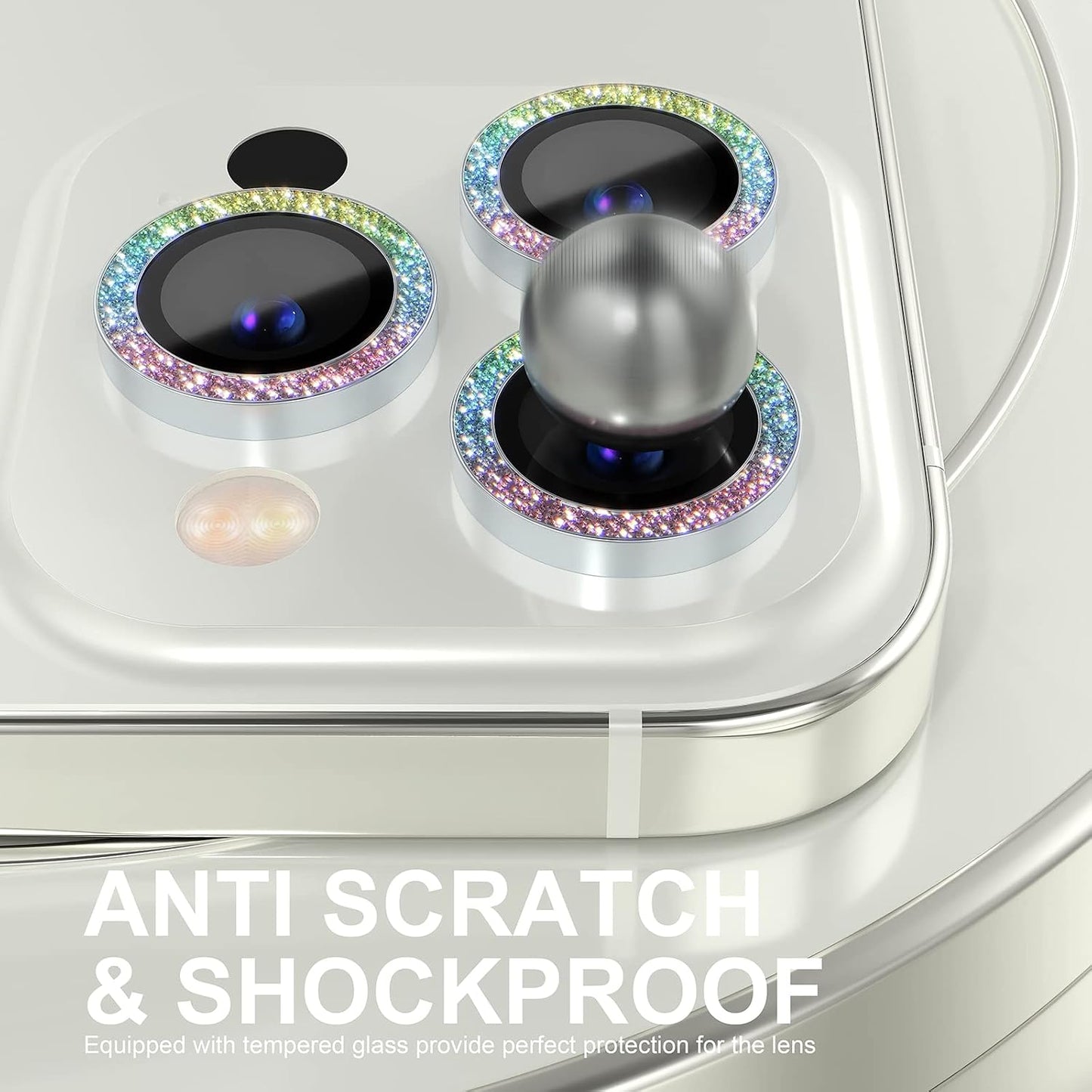 Choiche for iPhone 16 Pro/iPhone 16 Pro Max Camera Lens Protector