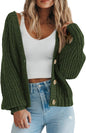 PRETTYGARDEN Women's Chunky Knit Open Front Cardigan Sweaters Fall Outfits