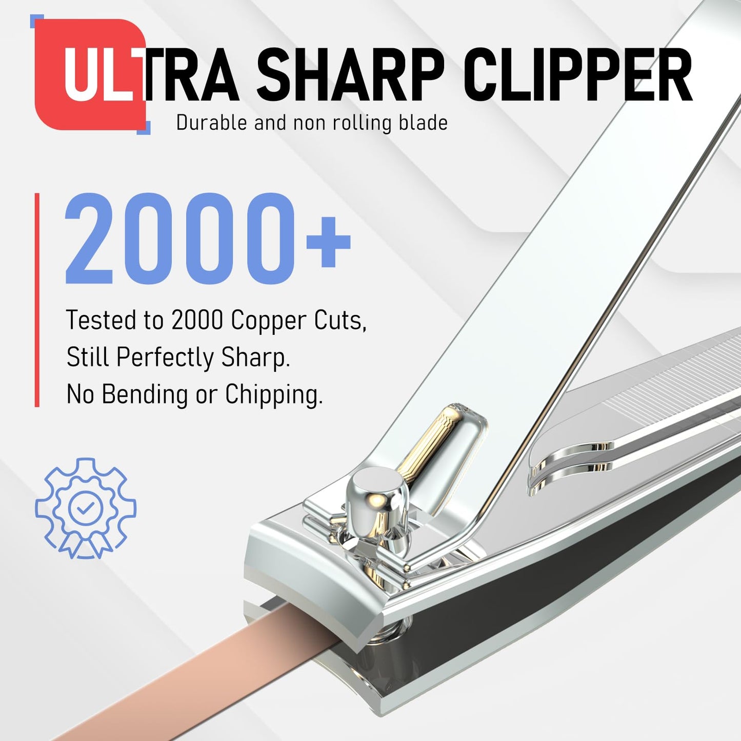 firiKer Nail Clippers with Nail File,Fingernail Clipper,Toe Nail Clippers