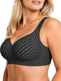 OEAK Womens Wireless Jelly Bras Plus Size Support Push Up Comfortable Bra