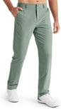 Libin Mens Golf Pants Stretch Work Dress Pants 30"/32"/34" Quick Dry Lightweight Casual Comfy Trousers with Pockets