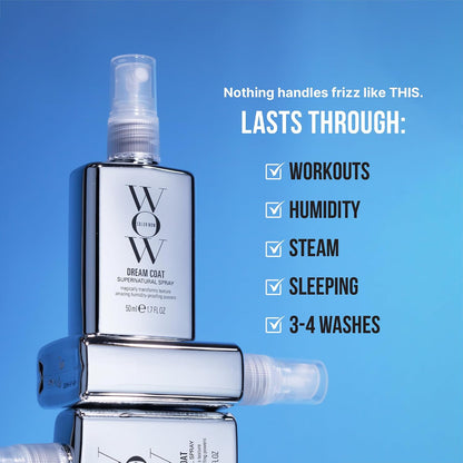 COLOR WOW Dream Coat – Anti-Humidity Frizz Control Spray for Glass Hair