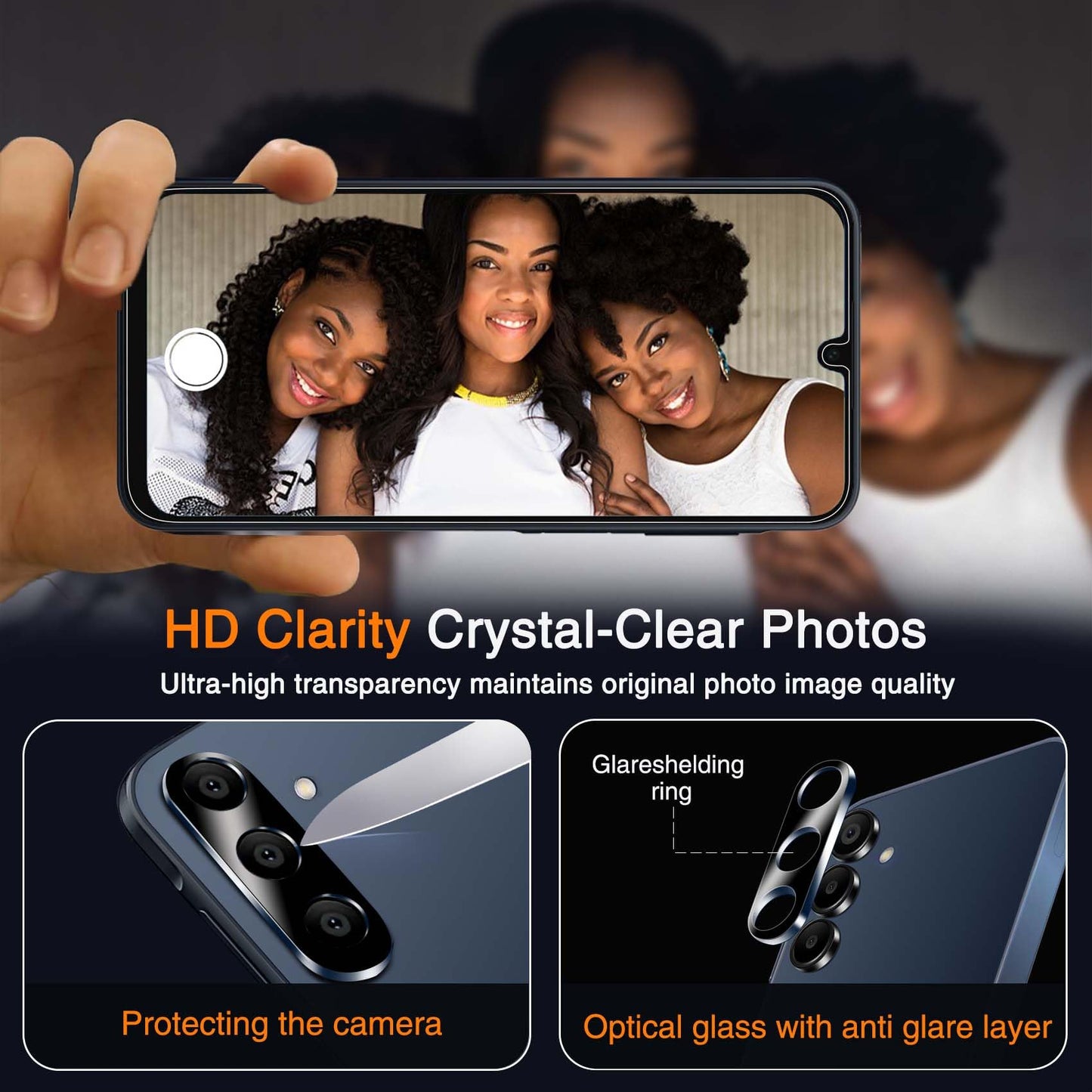 Wiaocit Camera Lens Protector for iPhone 16 Pro/iPhone 16 Pro Max