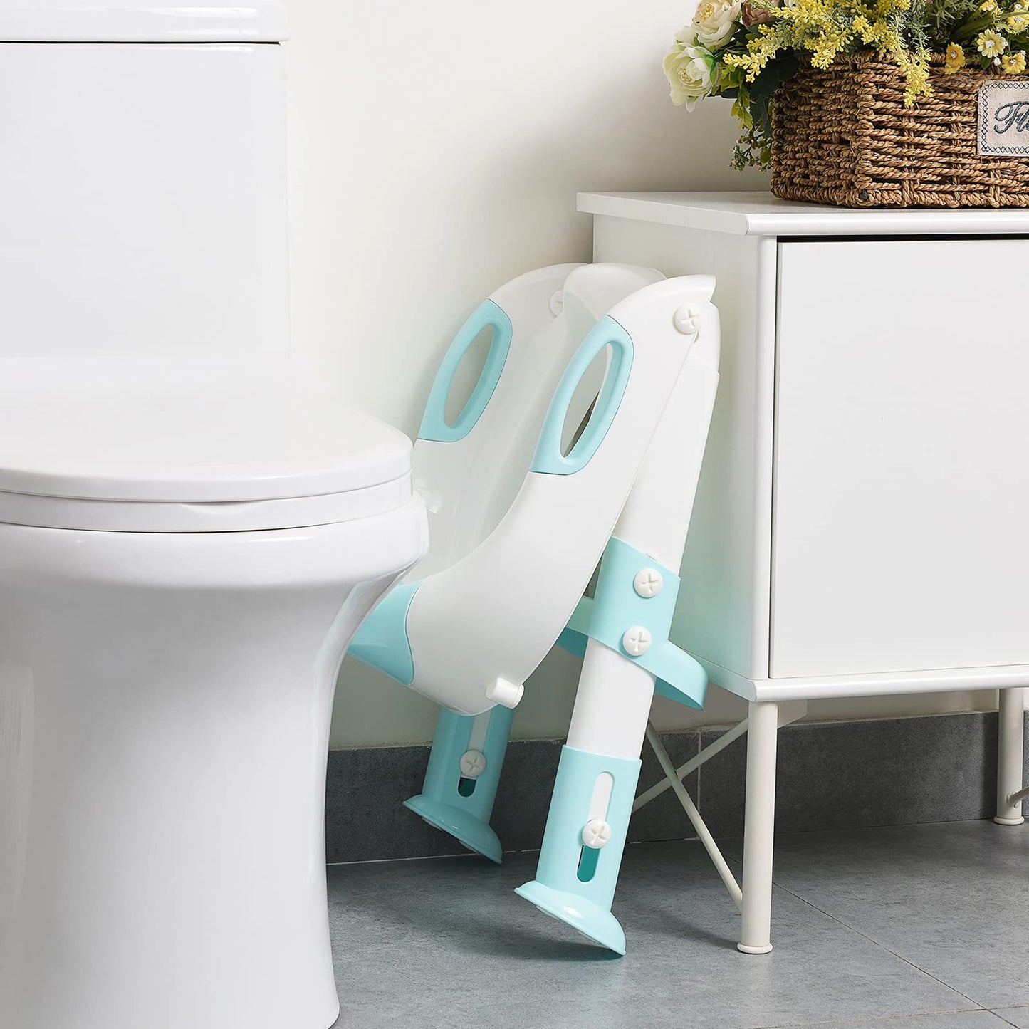 Potty Training Toilet for Toddlers, 2-in-1 Potty Training seat, Anti-Slip
