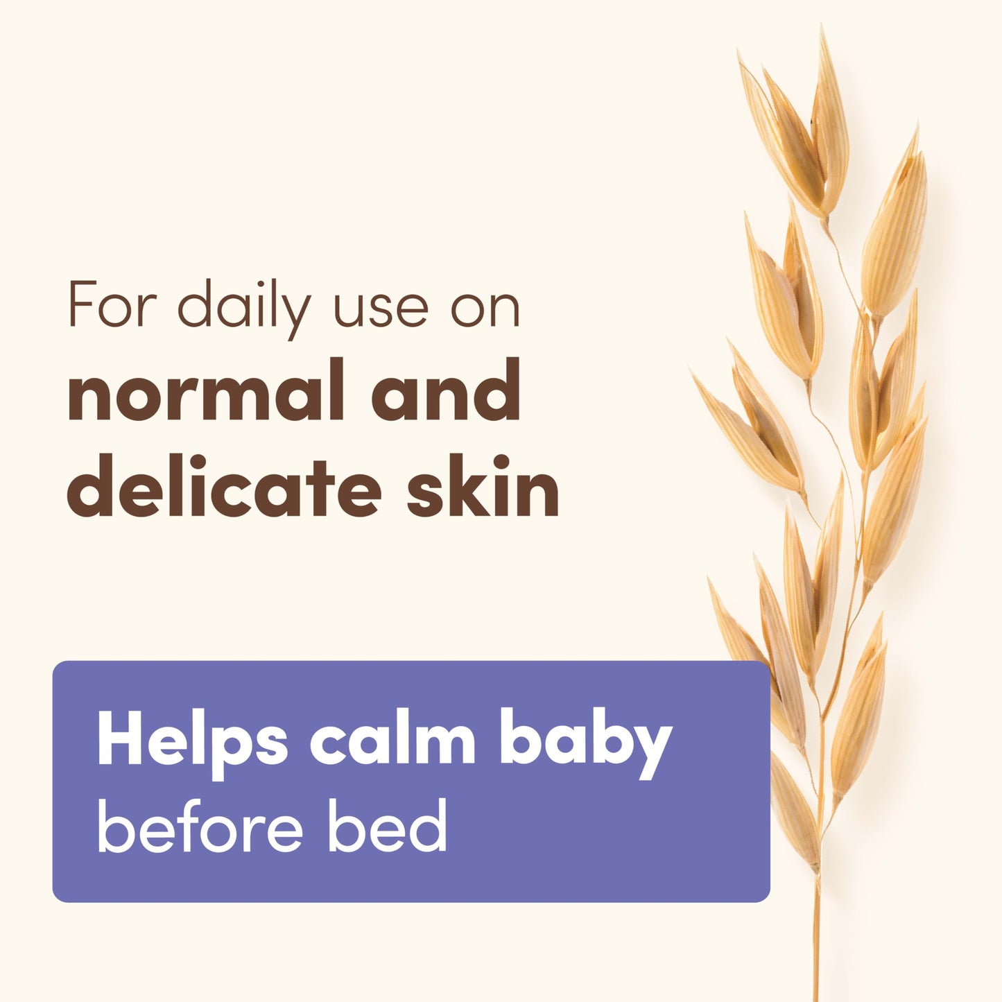 Aveeno Baby Calming Comfort Bath, Body & Hair Wash, Tear Free, 18 fl. oz