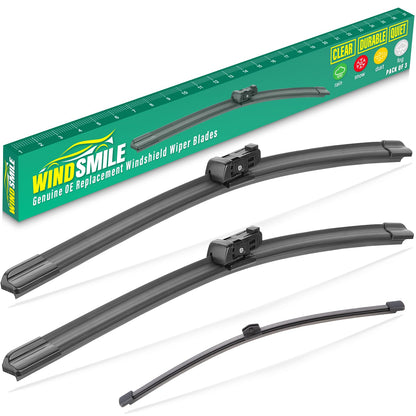 WINDSMILE Windshield Wiper Blade Replacement for Hyundai Palisade 2020-2025