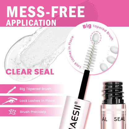 LA MAESII Lash Bond&Seal Remover Kit 3 in 1,Lash Cluster Glue Waterproof