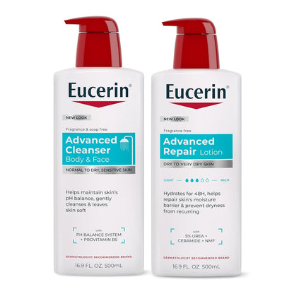 Eucerin Advanced Repair Lotion, Urea Enriched, 16.9 FL OZ