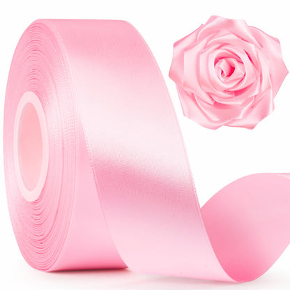 Mauproy Dusty Rose Satin Ribbon, 1-1/2 Inch, 50 Yards