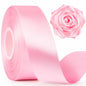 Mauproy Dusty Rose Satin Ribbon, 1-1/2 Inch, 50 Yards