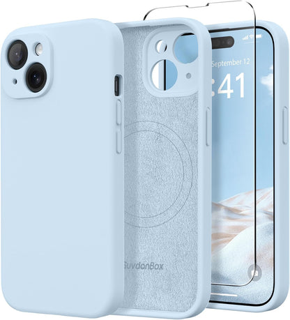 Magnetic for iPhone 17 Case Silicone Matcha
