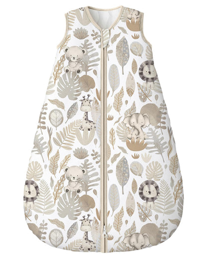 Yoofoss Baby Sleep Sack 0-6 Month 0.5TOG 100% Organic Cotton 2-Way Zipper
