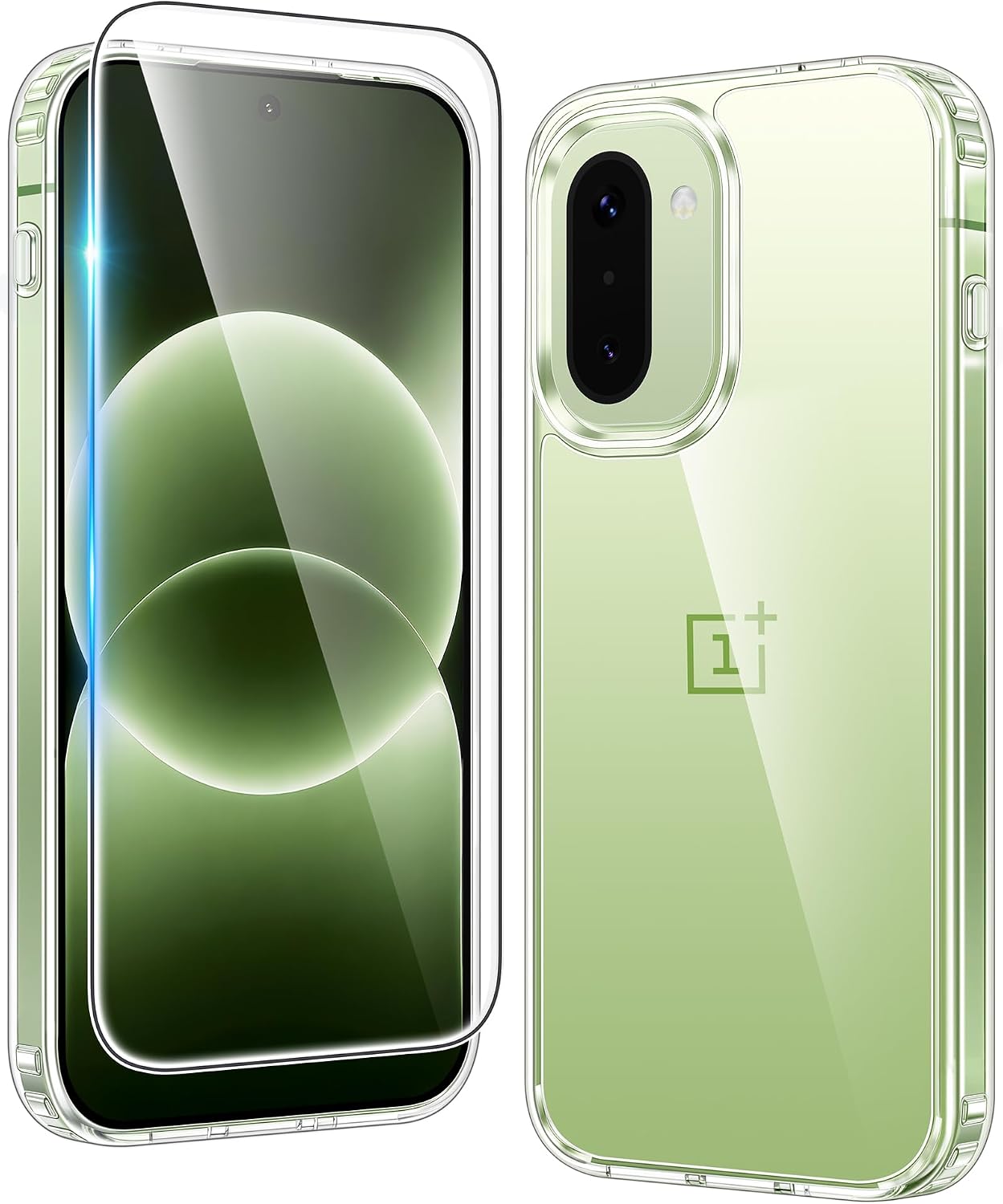 FNTCASE for iPhone 17 Pro Case Clear Magnetic with Screen Protector