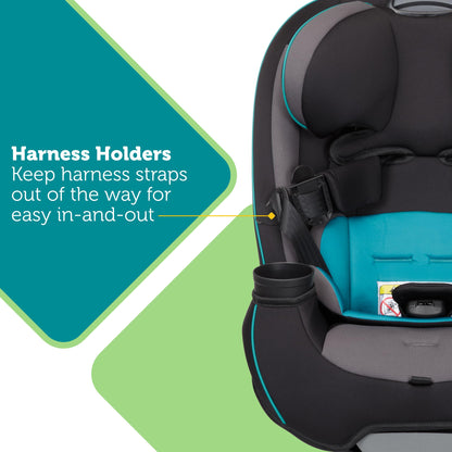 Safety 1st Grow and Go All-in-One Convertible Car Seat, Rear Facing, 5-40 lbs, Forward Facing (30–65 lbs), High Back Booster Seat 40-100 pounds, Alaskan Blue