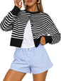 Trendy Queen Cropped Cardigan Sweaters for Women Fall Fashion Clothes 2026