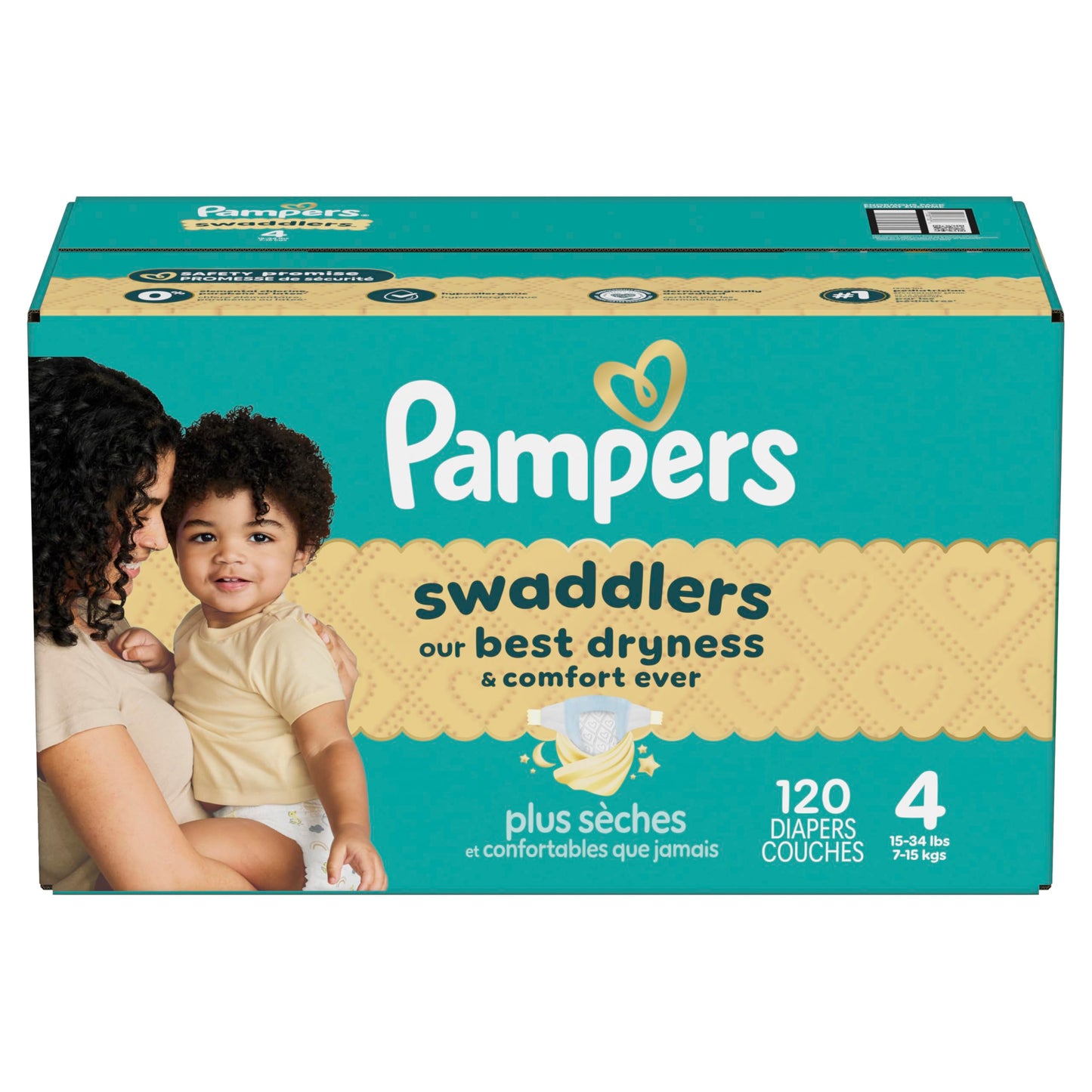 Pampers Swaddlers Baby Diapers, Size 5, 132 Count