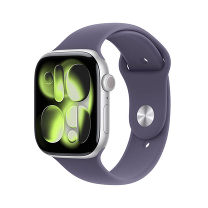 Apple Watch Series 11 [GPS 46mm] Smartwatch with Jet Black Aluminum Case with Black Sport Band - M/L. Sleep Score, Fitness Tracker, Health Monitoring, Always-On Display, Water Resistant