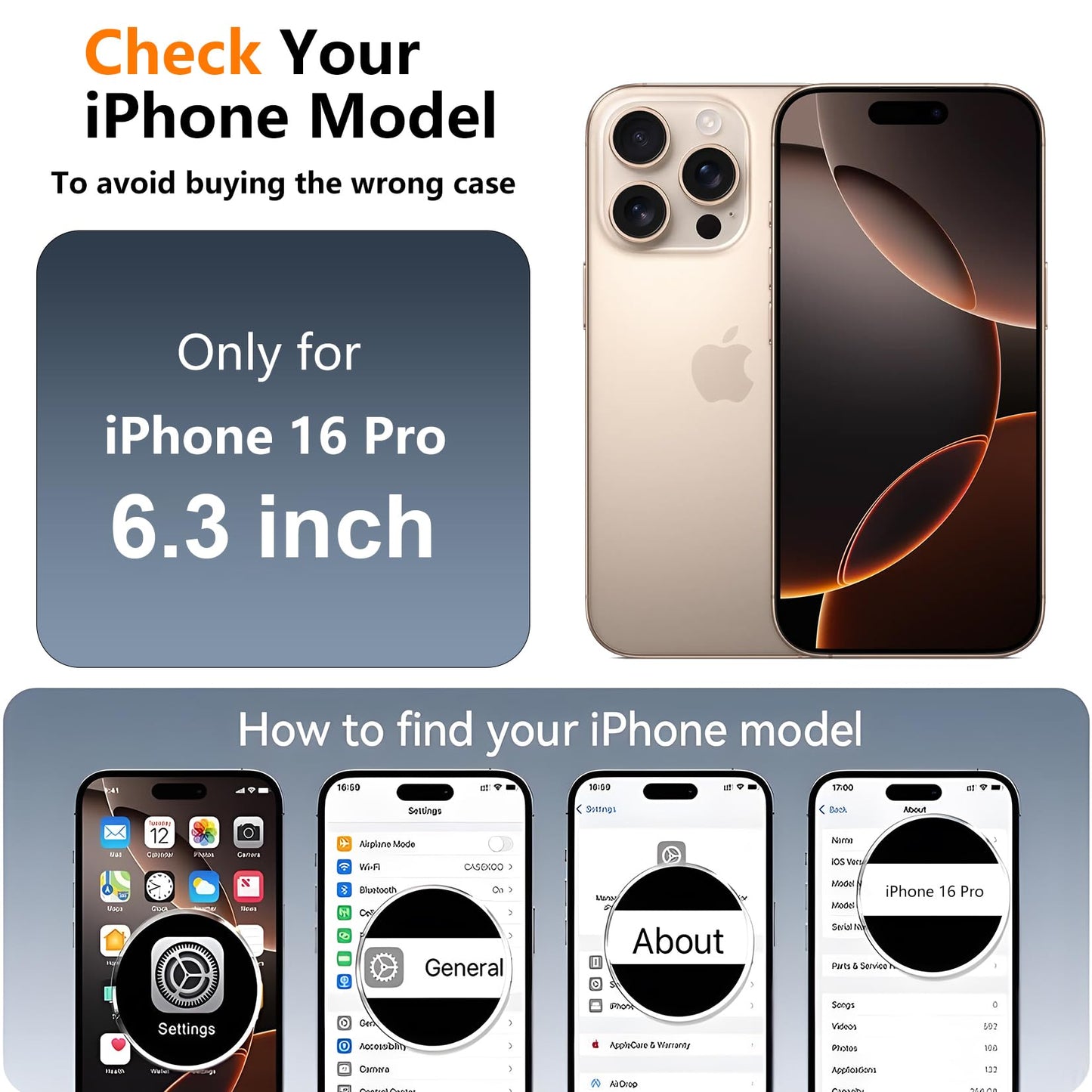 SPIDERCASE Magnetic for iPhone 17 Pro Max Case,with Kickstand,Clear