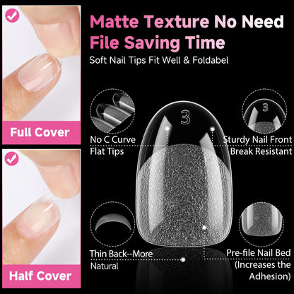 UNA GELLA 15g Nail Glue for Press On Nails with 20ml Nail Glue Remover Kit