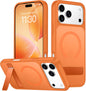 SPIDERCASE Magnetic for iPhone 17 Pro Max Case,with Kickstand,Clear
