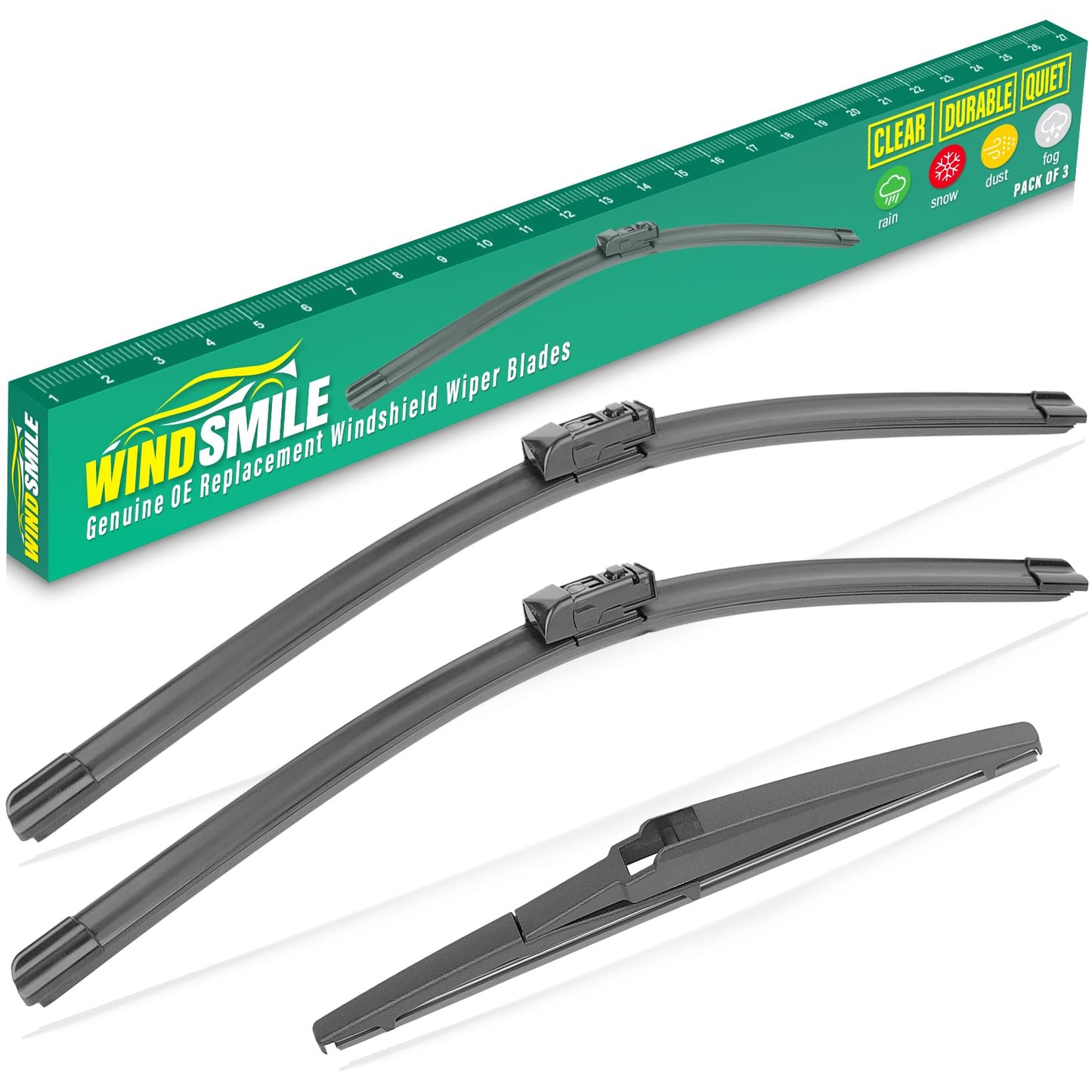 WINDSMILE Windshield Wiper Blade Replacement for Hyundai Palisade 2020-2025