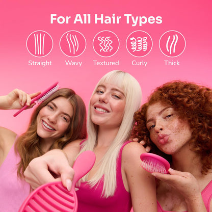 Wet Brush Original Detangler Hair Brush, Sky, For All Hair Textures