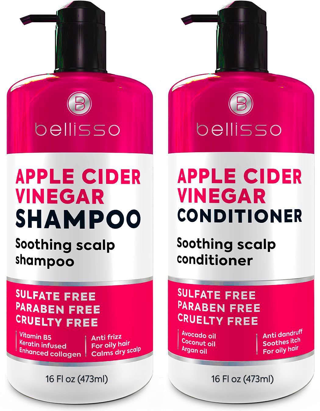 Caffeine Shampoo and Conditioner Set - Volumizing Products for Women and Men - Thickening, Volume Boosting Formula for Thinning and Fine Hair - Sulfate Free, No Parabens - Hydrating, Salon Grade