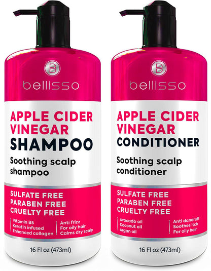 Caffeine Shampoo and Conditioner Set - Volumizing Products for Women and Men - Thickening, Volume Boosting Formula for Thinning and Fine Hair - Sulfate Free, No Parabens - Hydrating, Salon Grade
