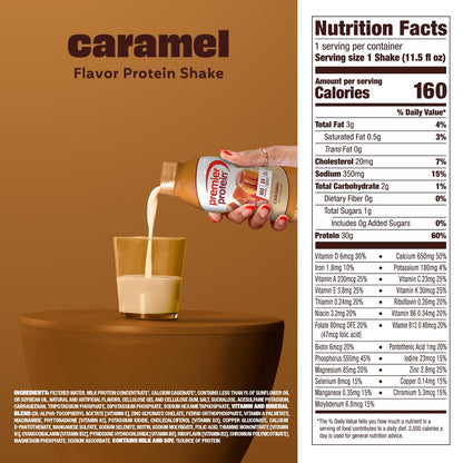 Premier Protein 30g High Protein Shake, Chocolate, 12 Pack