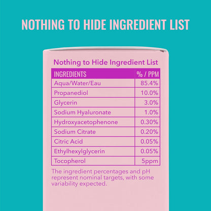 Good Molecules Hyaluronic Acid Serum for Face, Hydrating Serum, 1 fl oz