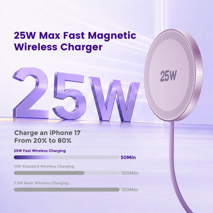 MagSafe 25W Wireless Charger for Apple Magnetic Fast Charging Pad