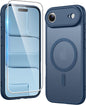FNTCASE for iPhone 17 Pro Case Clear Magnetic with Screen Protector