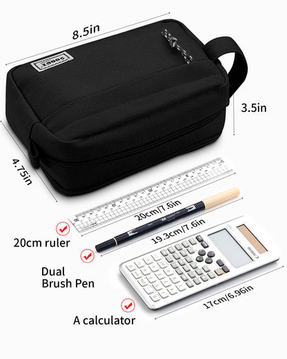 Sooez Original High Capacity Pencil Case, Big Pencil Bag Pouch Organizer