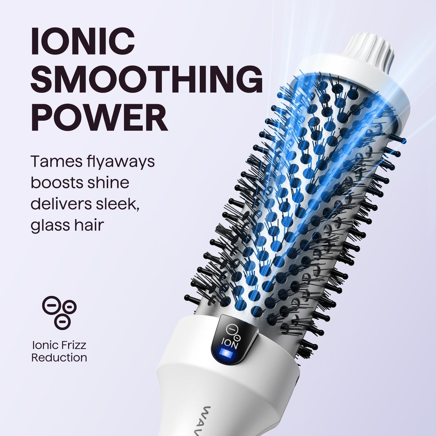 Wavytalk Thermal Brush Blowout Boost 1.5″ Heat Round Brush for Blowout Look