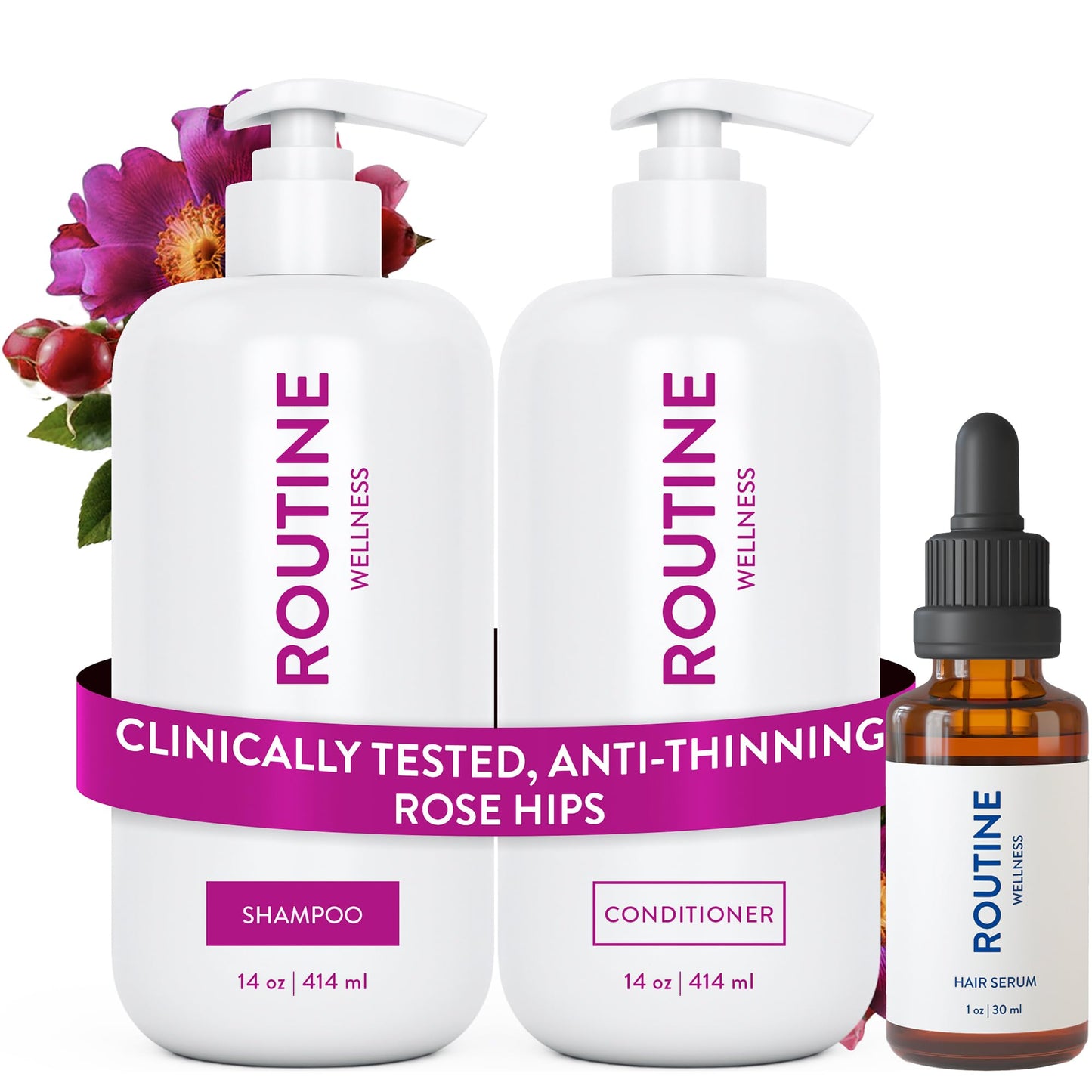 Routine Wellness Shampoo & Conditioner Set - Jasmine & Orange Blossom
