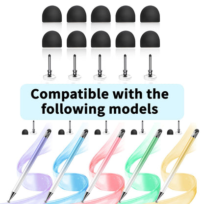 Bopomofo Stylus(5 Pcs),2-in-1 Stylus Pen for Touchscreen,Stylus Pen