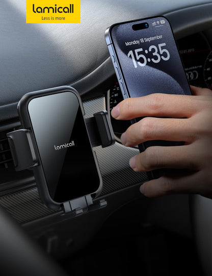 Lamicall 2026 Wider Clamp & Metal Hook Car Phone Holder Vent Accessories