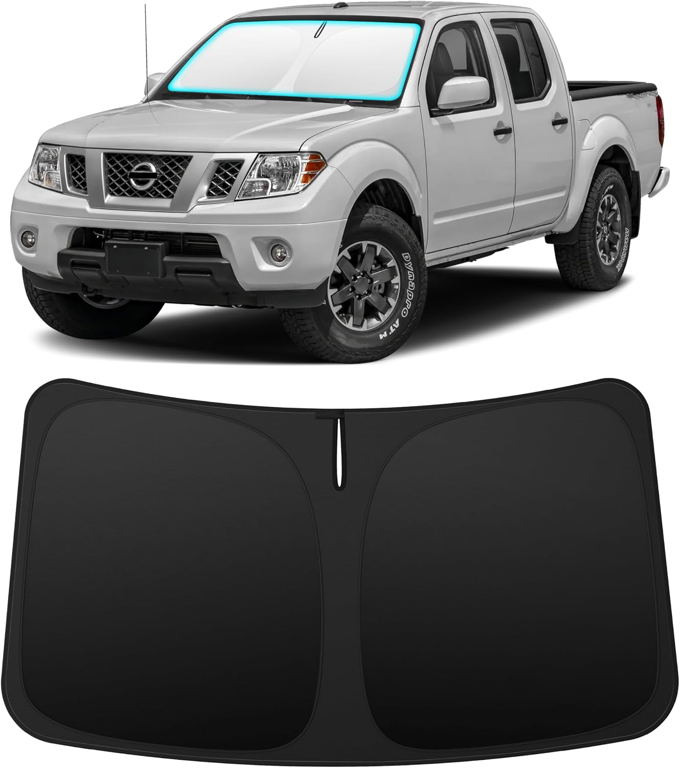 INSAUTO Custom Fit Windshield Sun Shade for Nissan Frontier 2005-2021